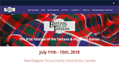 Desktop Screenshot of festivalofthetartans.ca